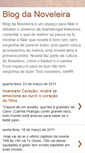 Mobile Screenshot of blogdanoveleira.blogspot.com