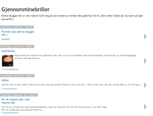 Tablet Screenshot of gjennommine.blogspot.com