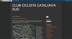 Desktop Screenshot of clubciclistacatalunyasud.blogspot.com