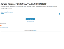 Tablet Screenshot of jarapeforensegerencia.blogspot.com