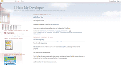 Desktop Screenshot of ihatemydeveloper.blogspot.com