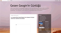 Desktop Screenshot of gezengezgin.blogspot.com