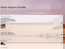 Tablet Screenshot of gezengezgin.blogspot.com
