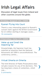 Mobile Screenshot of irishlegalaffairs.blogspot.com