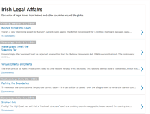 Tablet Screenshot of irishlegalaffairs.blogspot.com