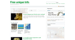 Desktop Screenshot of myuniqueinfo.blogspot.com