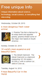 Mobile Screenshot of myuniqueinfo.blogspot.com