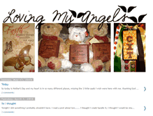 Tablet Screenshot of lovingmyangels.blogspot.com