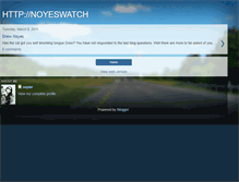 Tablet Screenshot of noyeswatchers.blogspot.com