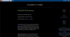 Desktop Screenshot of filosofy-finds.blogspot.com