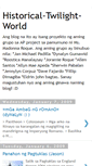 Mobile Screenshot of historical-twilight-world.blogspot.com