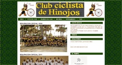 Desktop Screenshot of clubciclistahinojos.blogspot.com