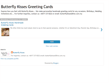Tablet Screenshot of butterflykissesgreetingcards.blogspot.com