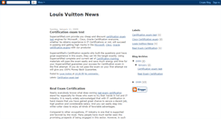 Desktop Screenshot of louisvuittonnews.blogspot.com