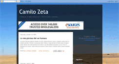 Desktop Screenshot of camilozeta.blogspot.com