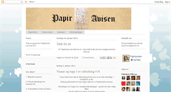 Desktop Screenshot of papiravisen.blogspot.com