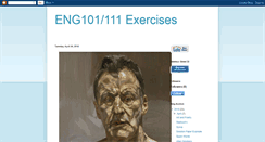 Desktop Screenshot of eng101exercises.blogspot.com