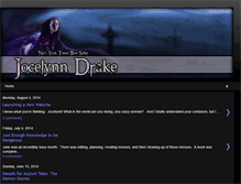 Tablet Screenshot of jocelynndrake.blogspot.com