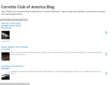 Tablet Screenshot of corvetteclub.blogspot.com