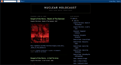 Desktop Screenshot of nuclearholocaust.blogspot.com