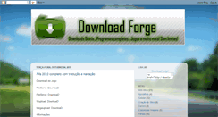 Desktop Screenshot of downloadforge.blogspot.com