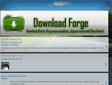 Tablet Screenshot of downloadforge.blogspot.com