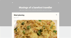 Desktop Screenshot of barefoottraveller.blogspot.com