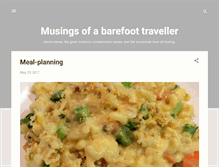 Tablet Screenshot of barefoottraveller.blogspot.com