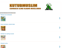 Tablet Screenshot of kutubmuslim.blogspot.com