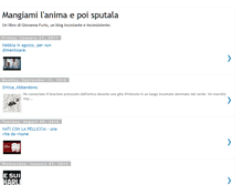 Tablet Screenshot of mangiamilanima.blogspot.com