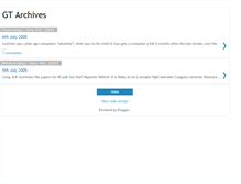 Tablet Screenshot of gtarchives.blogspot.com