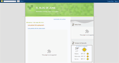 Desktop Screenshot of juma-elblogdejuma.blogspot.com