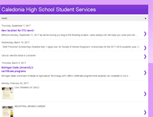 Tablet Screenshot of caledoniahighschoolstudentservices.blogspot.com