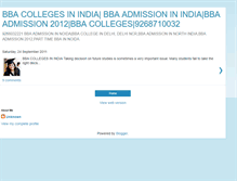 Tablet Screenshot of bbacollegesinindia.blogspot.com