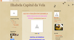 Desktop Screenshot of casacurralilhabela.blogspot.com