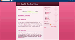 Desktop Screenshot of mobilityscootersonline.blogspot.com