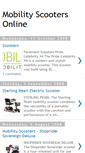 Mobile Screenshot of mobilityscootersonline.blogspot.com