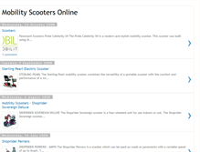 Tablet Screenshot of mobilityscootersonline.blogspot.com
