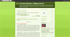 Desktop Screenshot of criminalisticas.blogspot.com