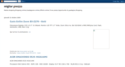 Desktop Screenshot of miglior-prezzo.blogspot.com