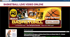 Desktop Screenshot of basketballtv21.blogspot.com