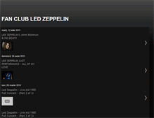 Tablet Screenshot of led-zeppelin-fanclub.blogspot.com