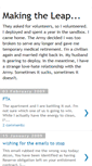 Mobile Screenshot of makingtheleap.blogspot.com
