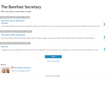 Tablet Screenshot of barefootsecretary.blogspot.com