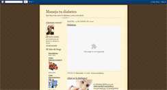 Desktop Screenshot of manejatudiabetes.blogspot.com