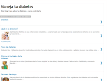 Tablet Screenshot of manejatudiabetes.blogspot.com