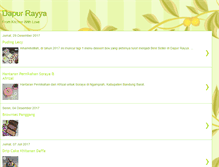 Tablet Screenshot of dapurrayya.blogspot.com