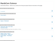 Tablet Screenshot of hcscience.blogspot.com