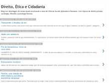 Tablet Screenshot of direito-cidadania.blogspot.com