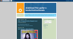 Desktop Screenshot of guitarfreebooks.blogspot.com